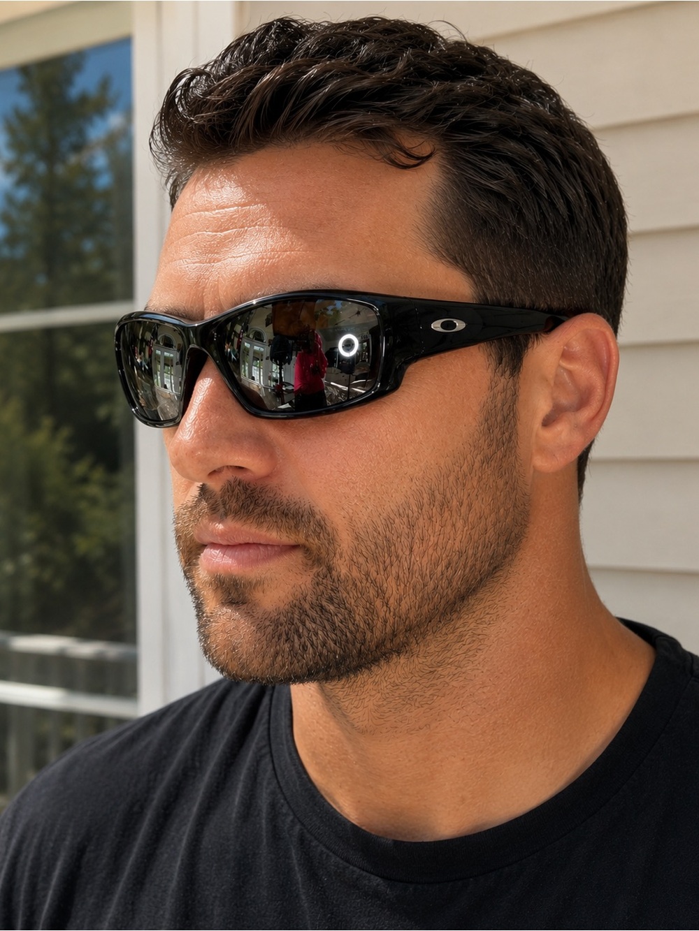NWT Oakley Canteen OO9225-08 Chrome Iridium Polarized Sunglasses w/ Box